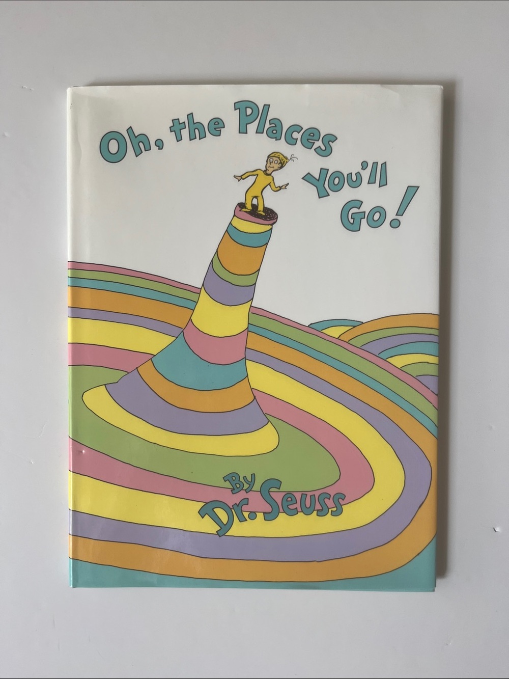Dr. Seuss 1990 Oh, The Places You'll Go Hardcover Childrens Book